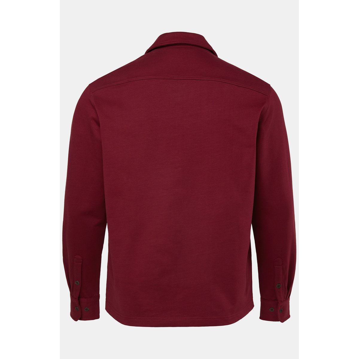 Chemise en molleton, fermeture zippée aubergine, JP1880