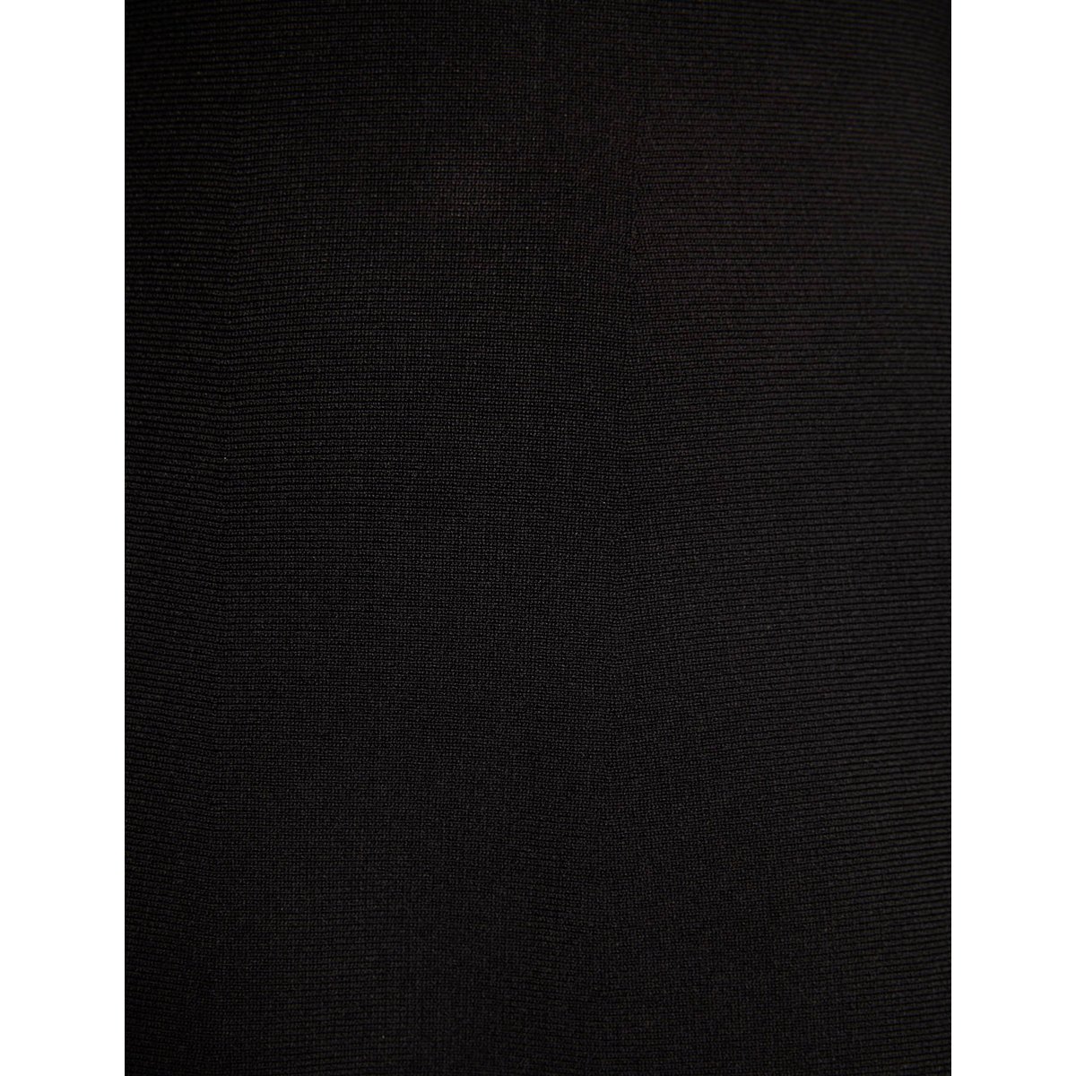 Robe pull droite manches courtes noir, MORGAN