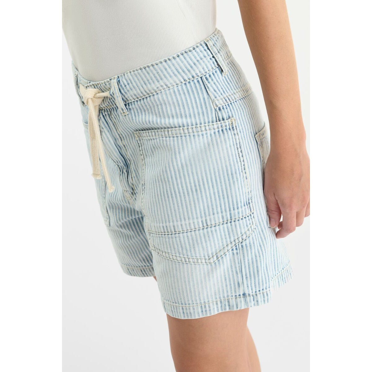 Short en jeans MADO blue / white, LE TEMPS DES CERISES