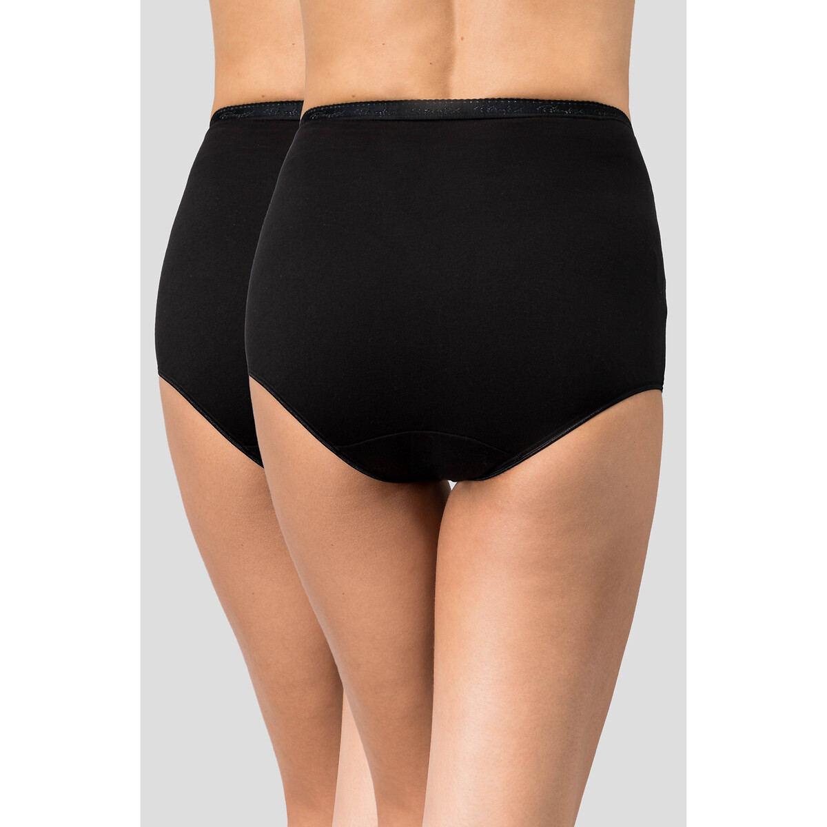 Confezione da 3 + 1 gratuito culotte maxi in cotone bio nero + nero + nero + nero, PLAYTEX