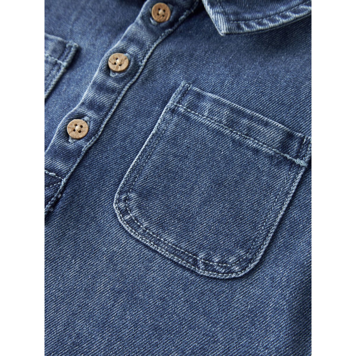 Surchemise bleu - dark blue denim1, NAME IT