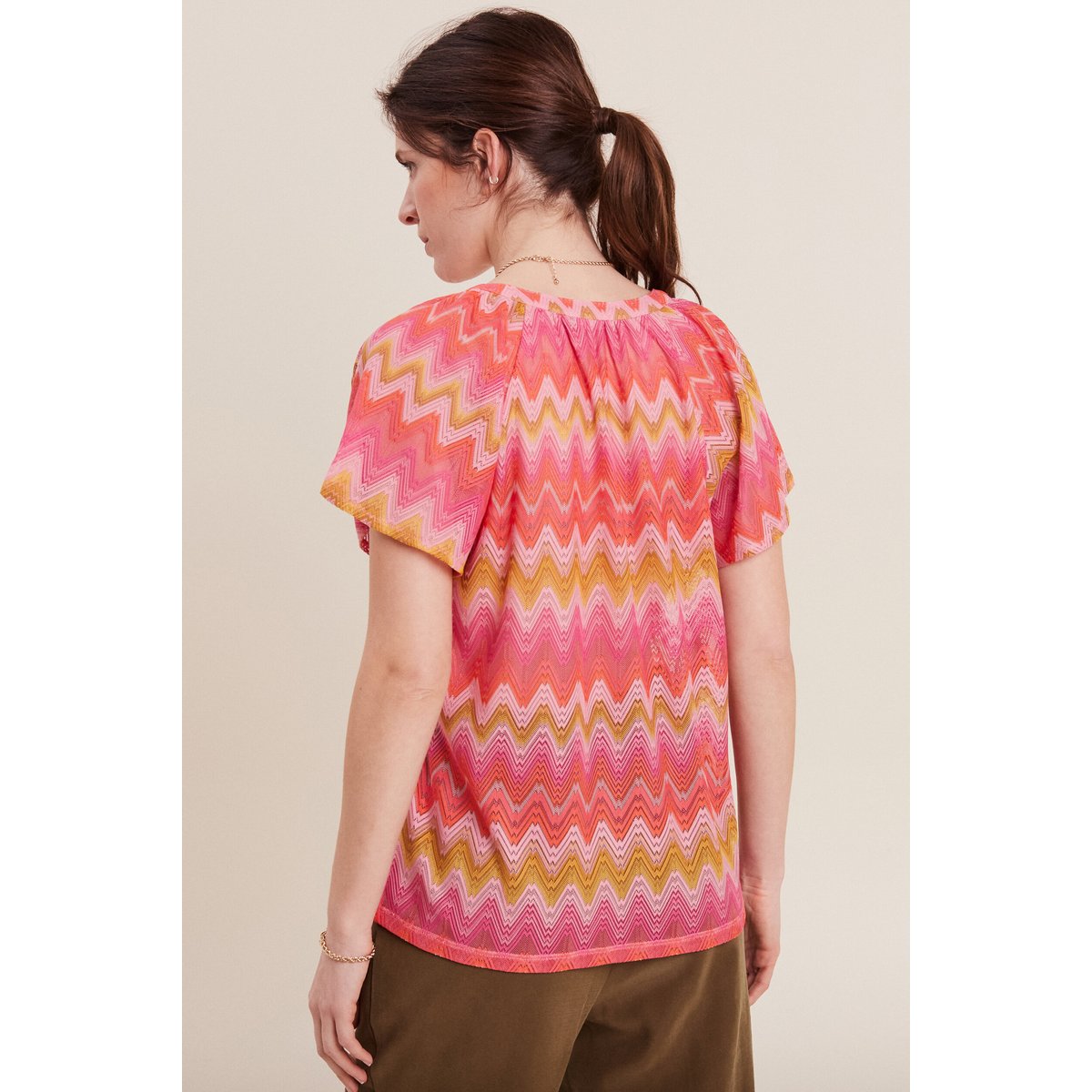 T-shirt manches courtes orange, BREAL