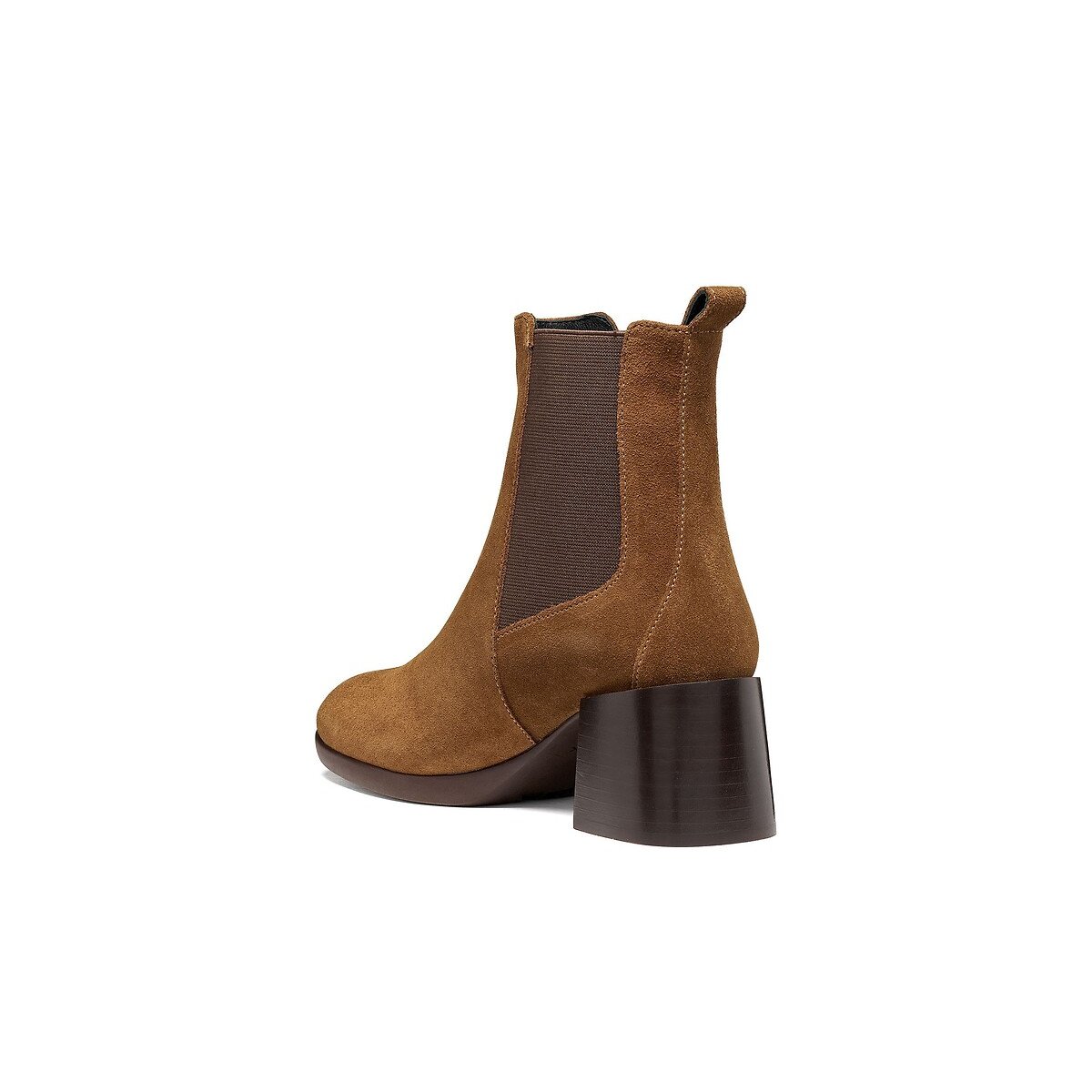 Walk Pleasure 55T Heeled Suede Ankle Boots hazel, GEOX