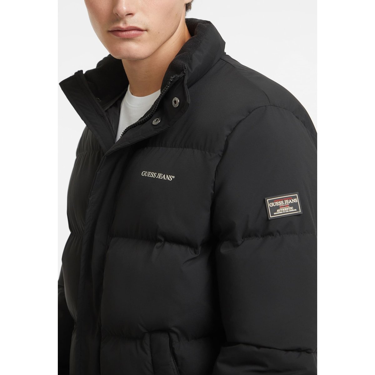 Veste Doudoune Classique noir, GUESS JEANS