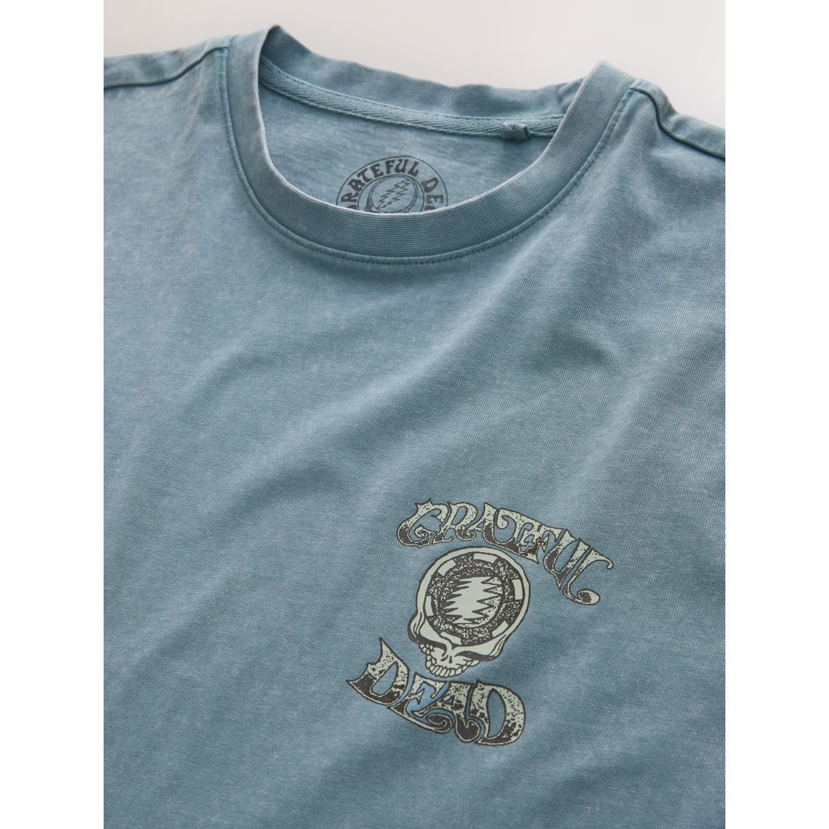 T-shirt à imprimé groupe de musique grateful dead verts, NEXT