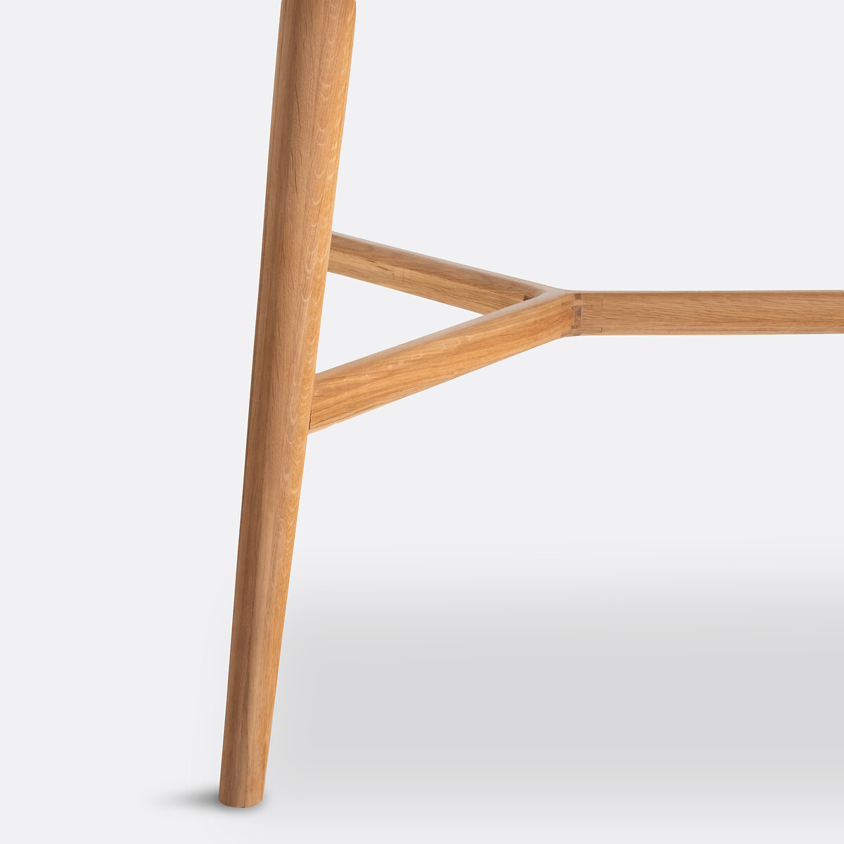 Mesa de comedor extensible, en madera de roble y chapado, de 6 a 8 cubiertos, YVAN roble, LA REDOUTE INTERIEURS