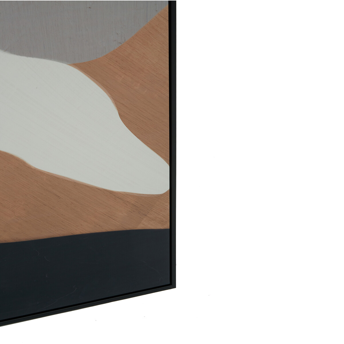 143 x 103cm Neutral Abstract Canvas Wall Art grey, SO'HOME