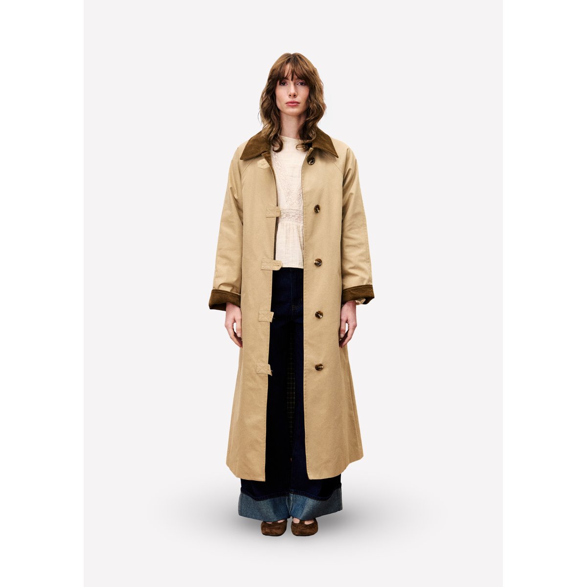 Trench en coton SAND beige, FRNCH