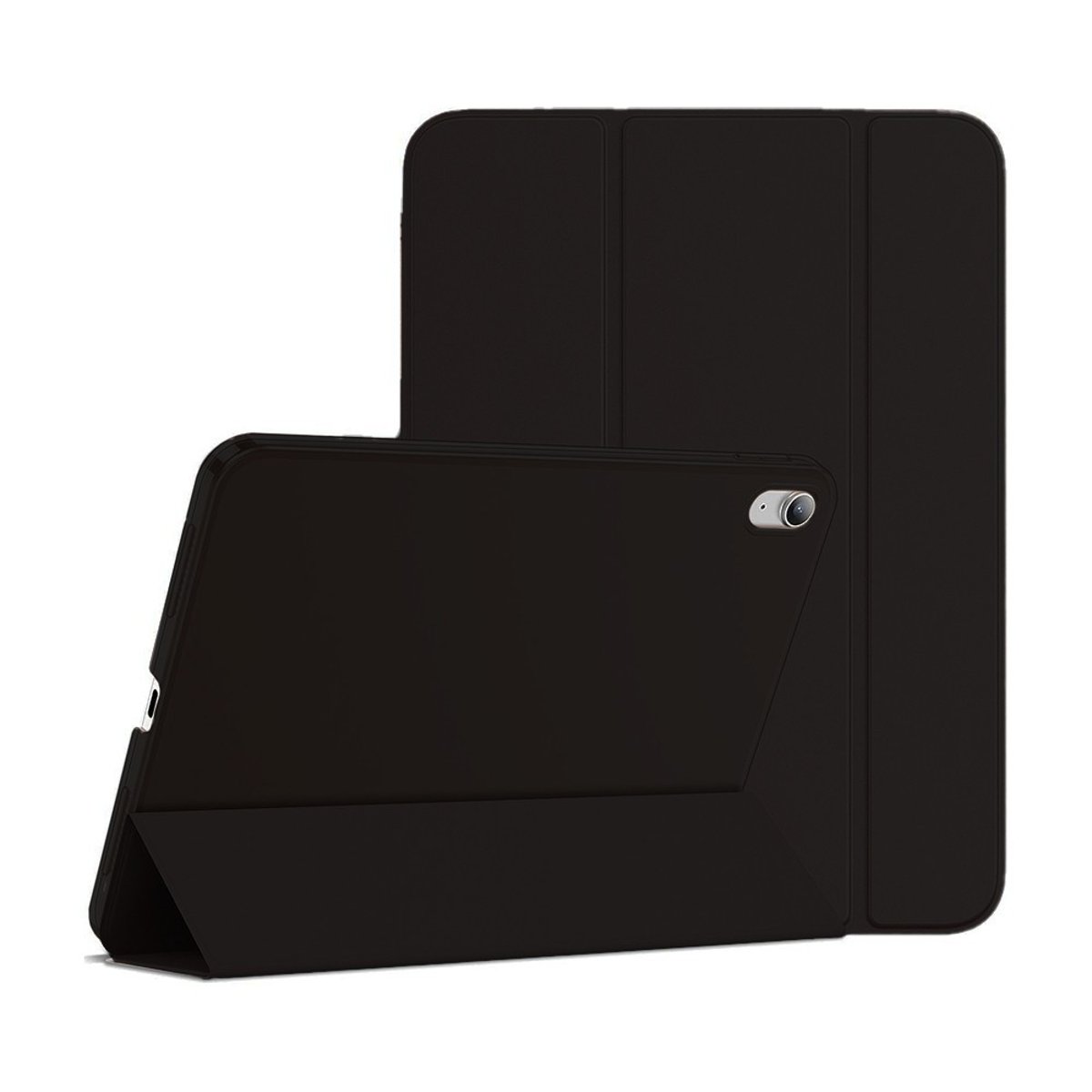 Etui Smart Cover à rabat avec support pour iPad Mini (2021) 6e Génération Et iPad Mini (2025) 7e Génération noir, EVETANE