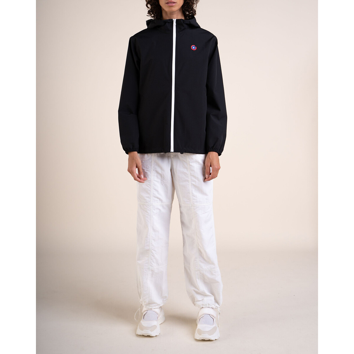 Kurze Unisex-Jacke mit Reissverschluss PASSY schwarz, FLOTTE