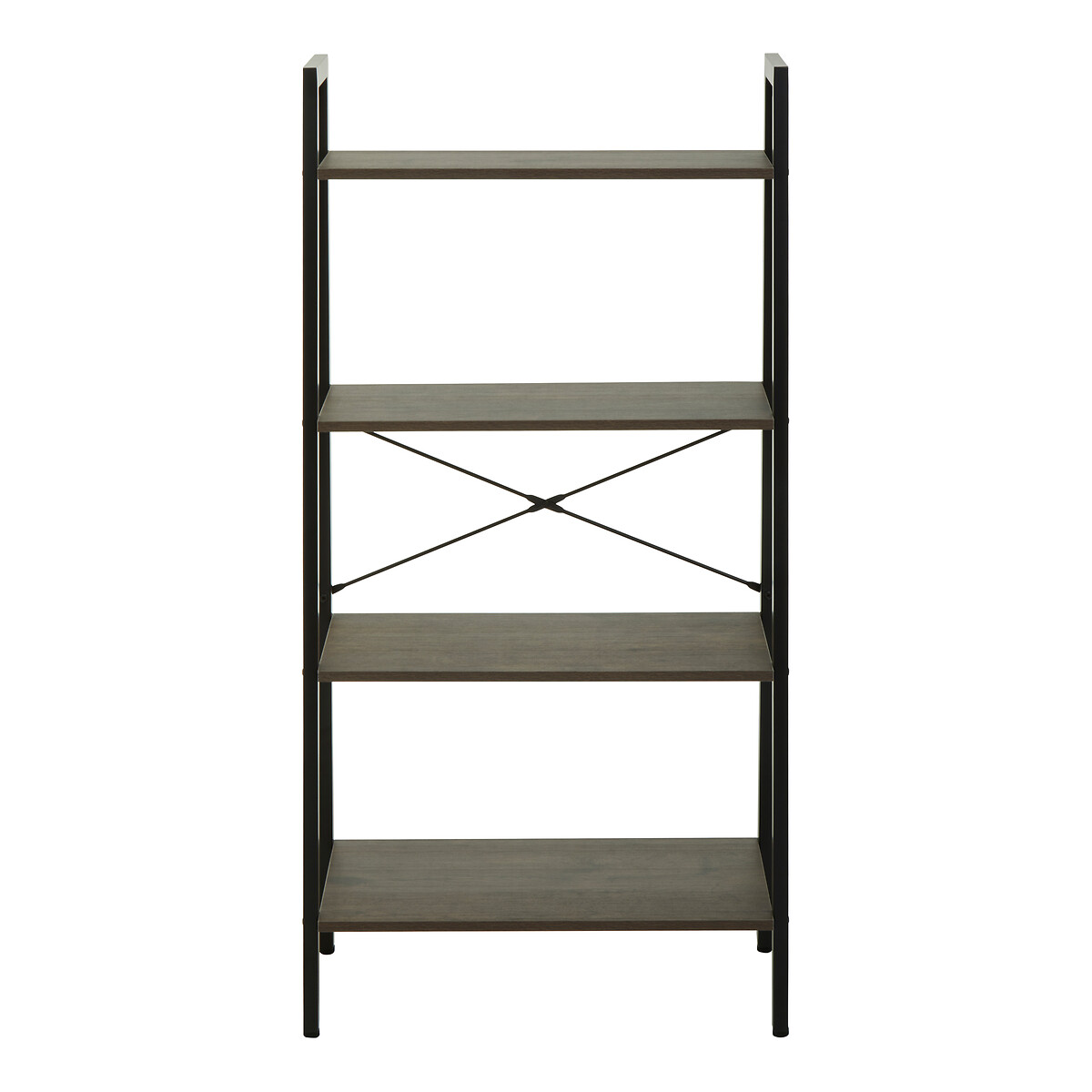 Harlan 4-Tier Ladder Shelf brown              , SO'HOME