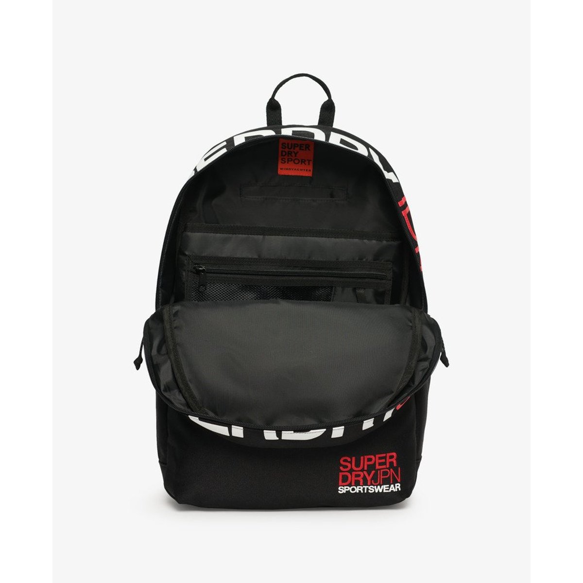 Sac à dos Logo Windyachter Montana noir, SUPERDRY