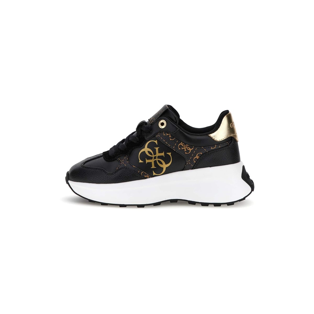 Baskets De Running Luckei Logo 4G noir, GUESS