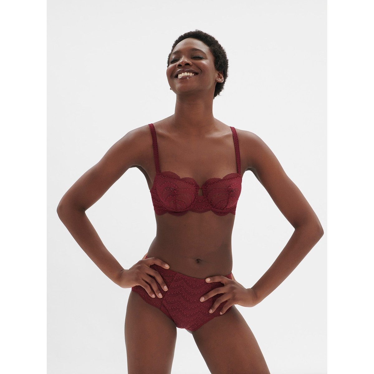 Culotte taille haute, KARMA rouge, SIMONE PERELE