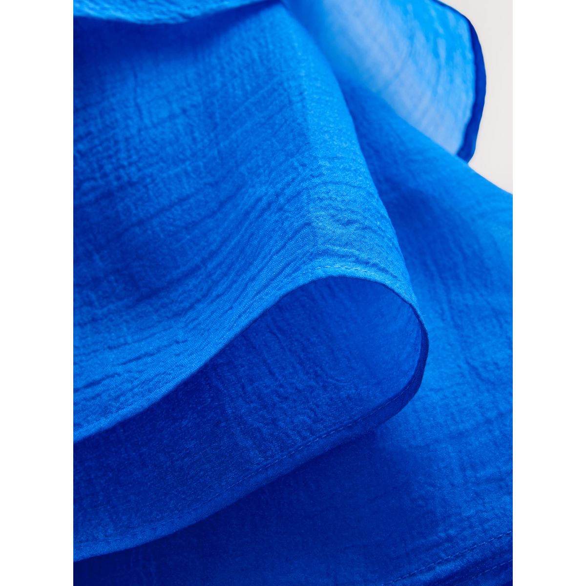 Ensemble jupe à volants et chemisier bleu cobalt, NEXT