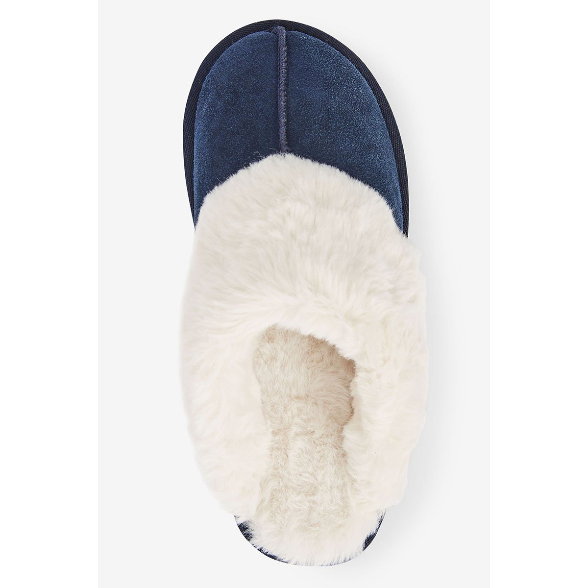 Mule Pantoufles En Suede marine, NEXT