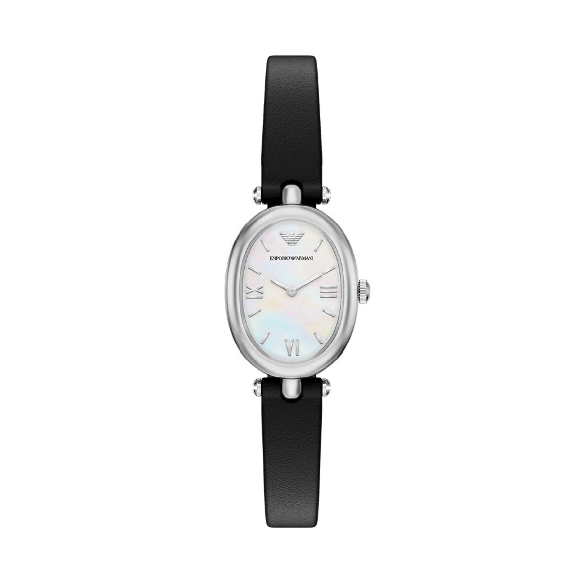 Montre Analogique EMPORIO ARMANI argenté blanc noir, EMPORIO ARMANI