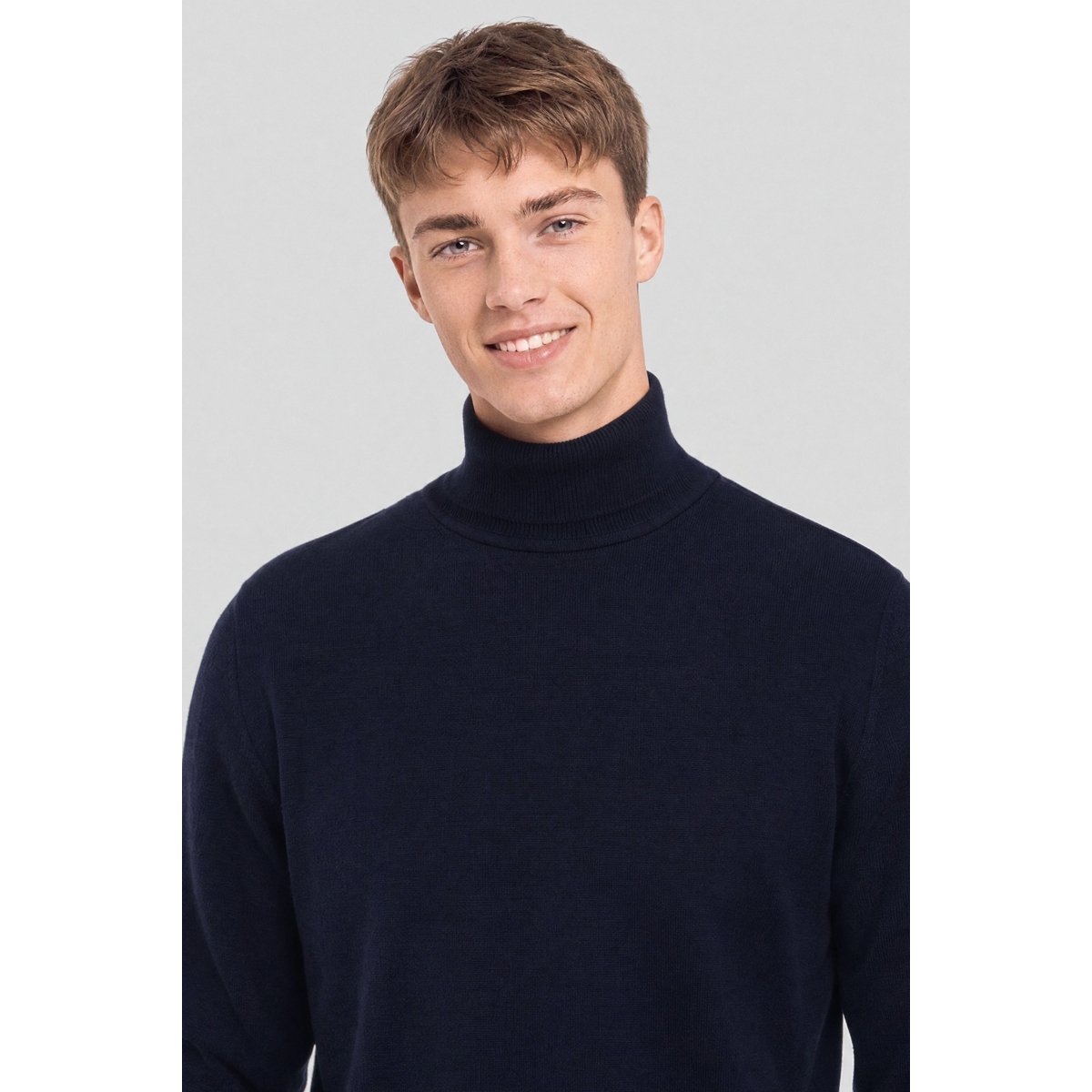 Pull col roulé en laine mérinos FEREL navire, ARMOR-LUX