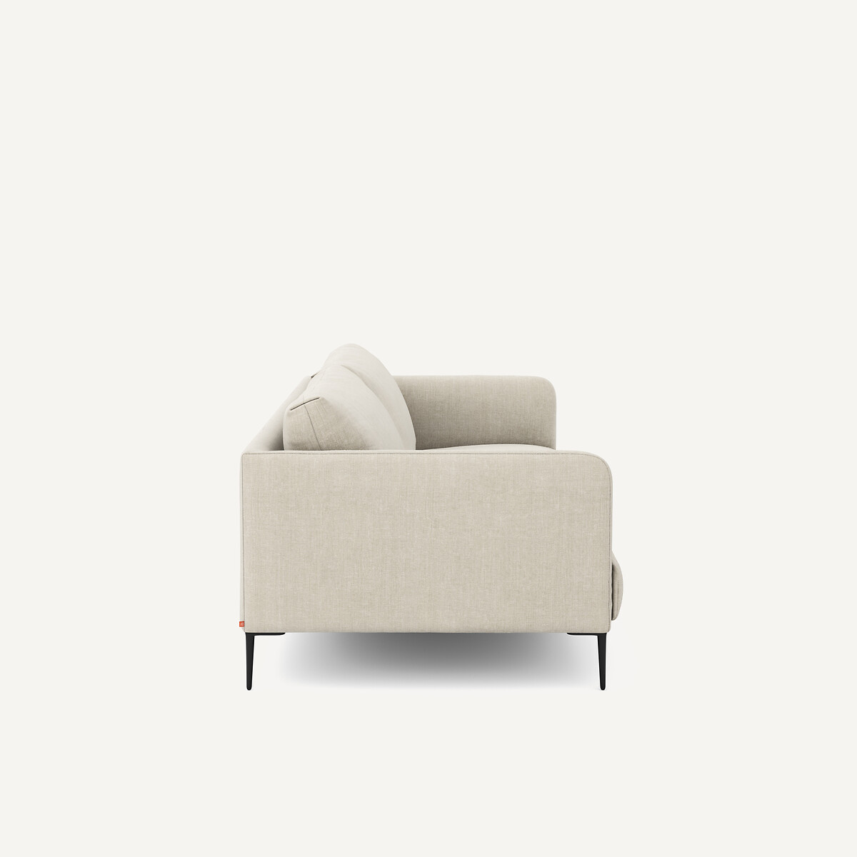 Katoenen en linnen zetel, Oscar, ontwerp door Emmanuel Gallina beige , AM.PM X EMMANUEL GALLINA