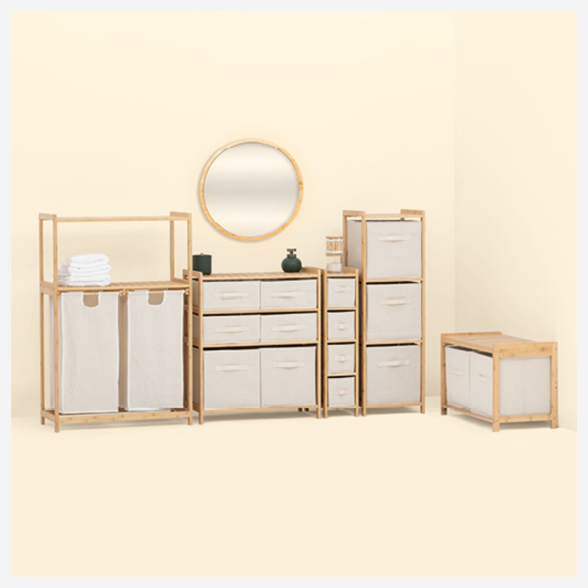 Étagère TIDY BOX beige, 5FIVE SIMPLY SMART