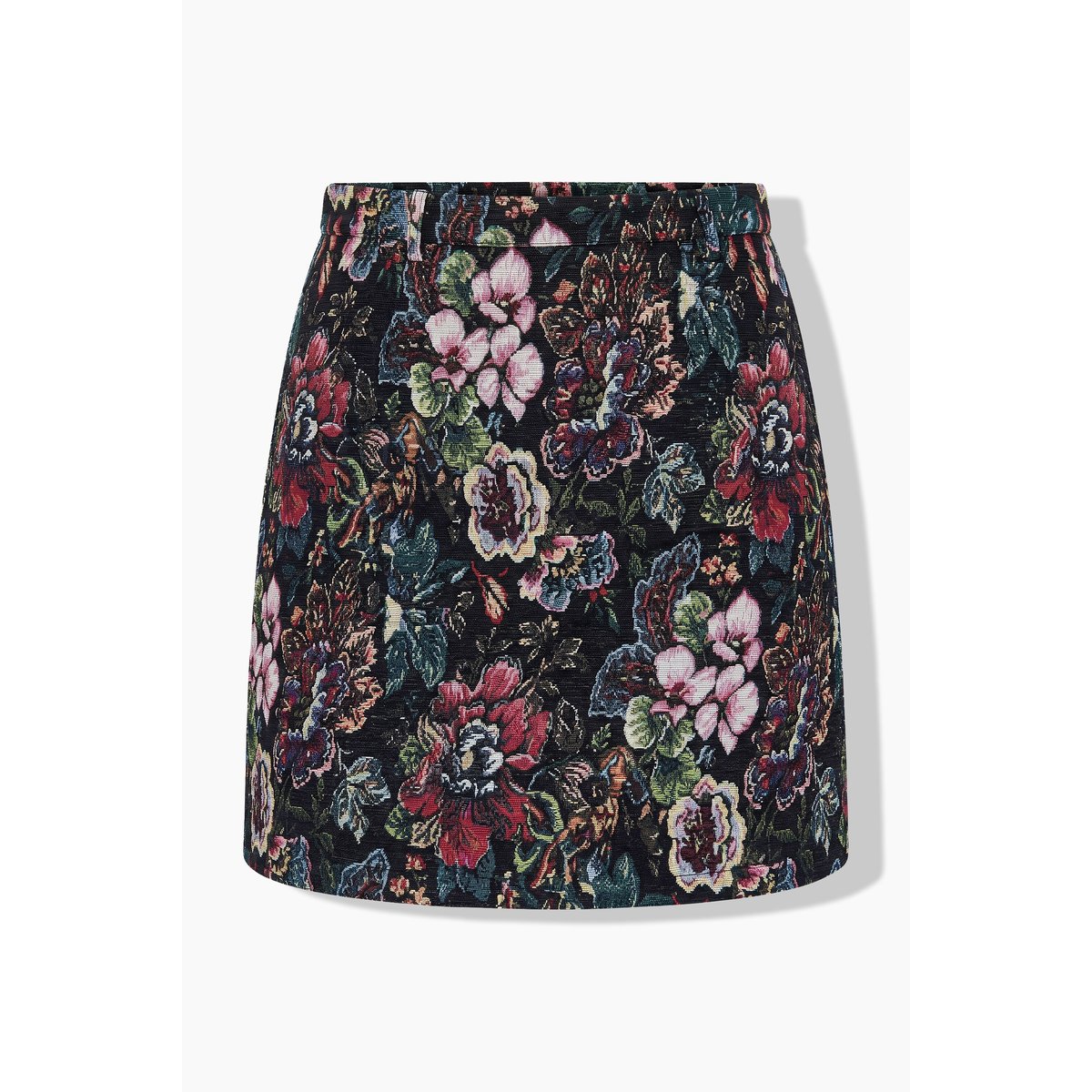 Jupe crayon, motif tapisserie noir, ULLA POPKEN
