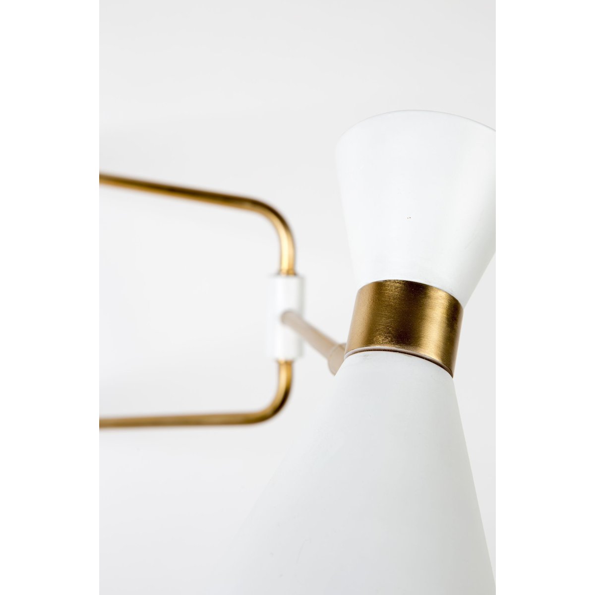 Applique en métal design, SHADY blanc, ZUIVER