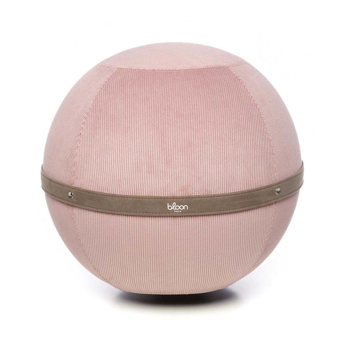 Siège ballon ergonomique - CÔTELÉ - Medium rose pétale, BLOON