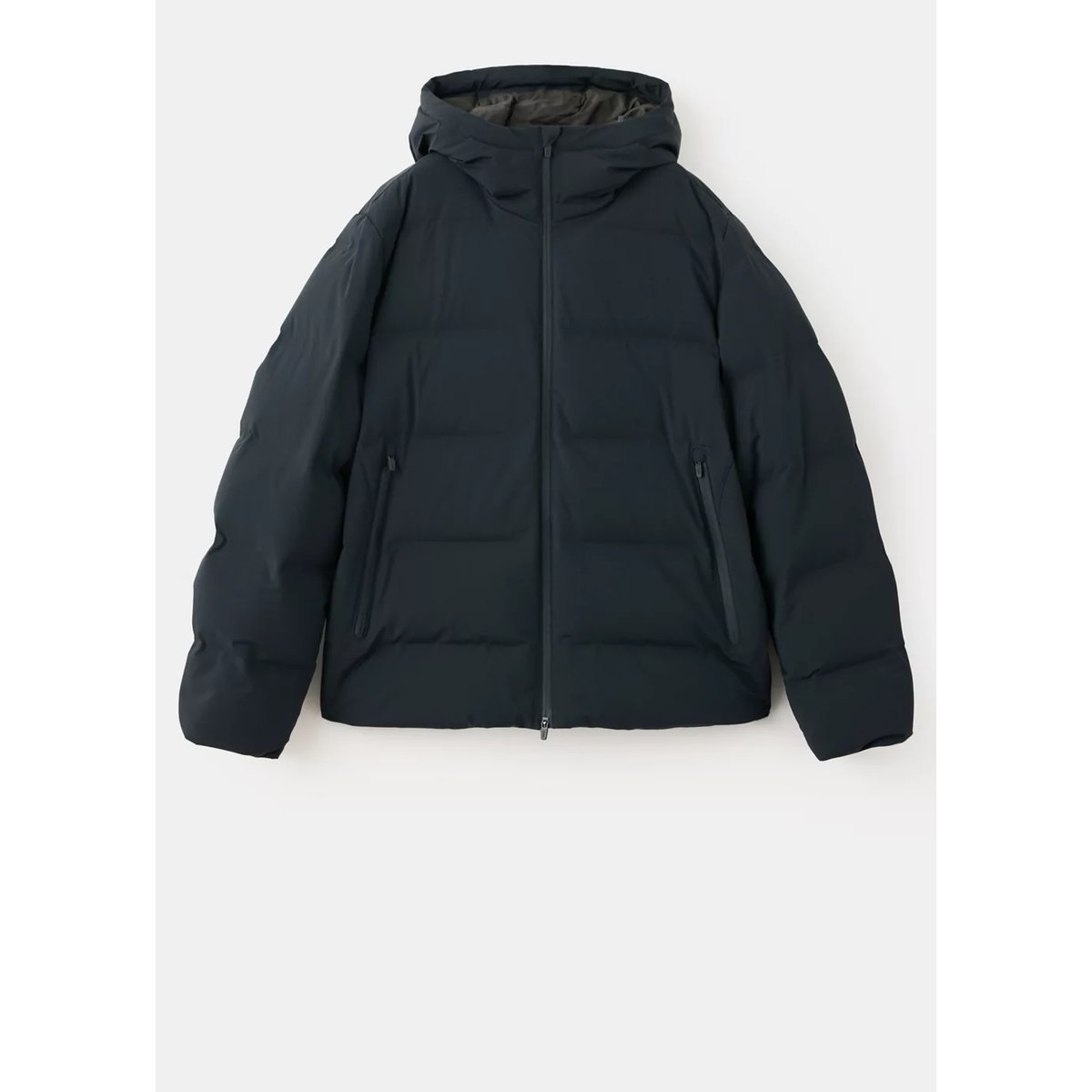 Anorak matelassé duvet waterproof bleu nuit, MANGO MAN
