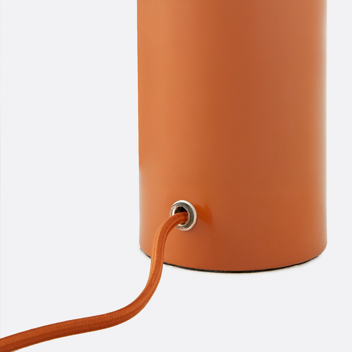 Omer Iron/opaline Metal Table Lamp H25.6 cm caramel             , LA REDOUTE INTERIEURS