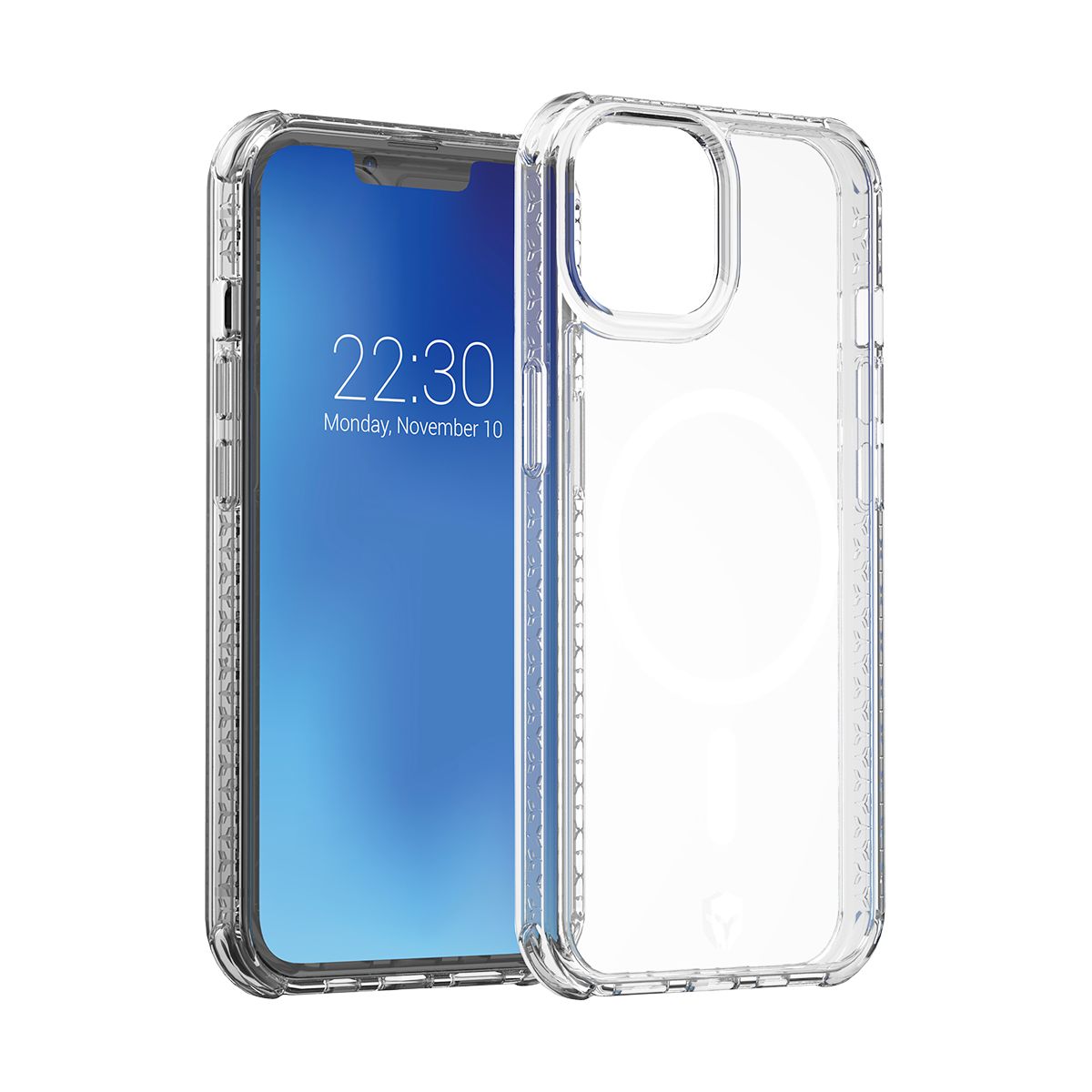 Coque iPhone 14 Air Magsafe transparent transparent, FORCE CASE