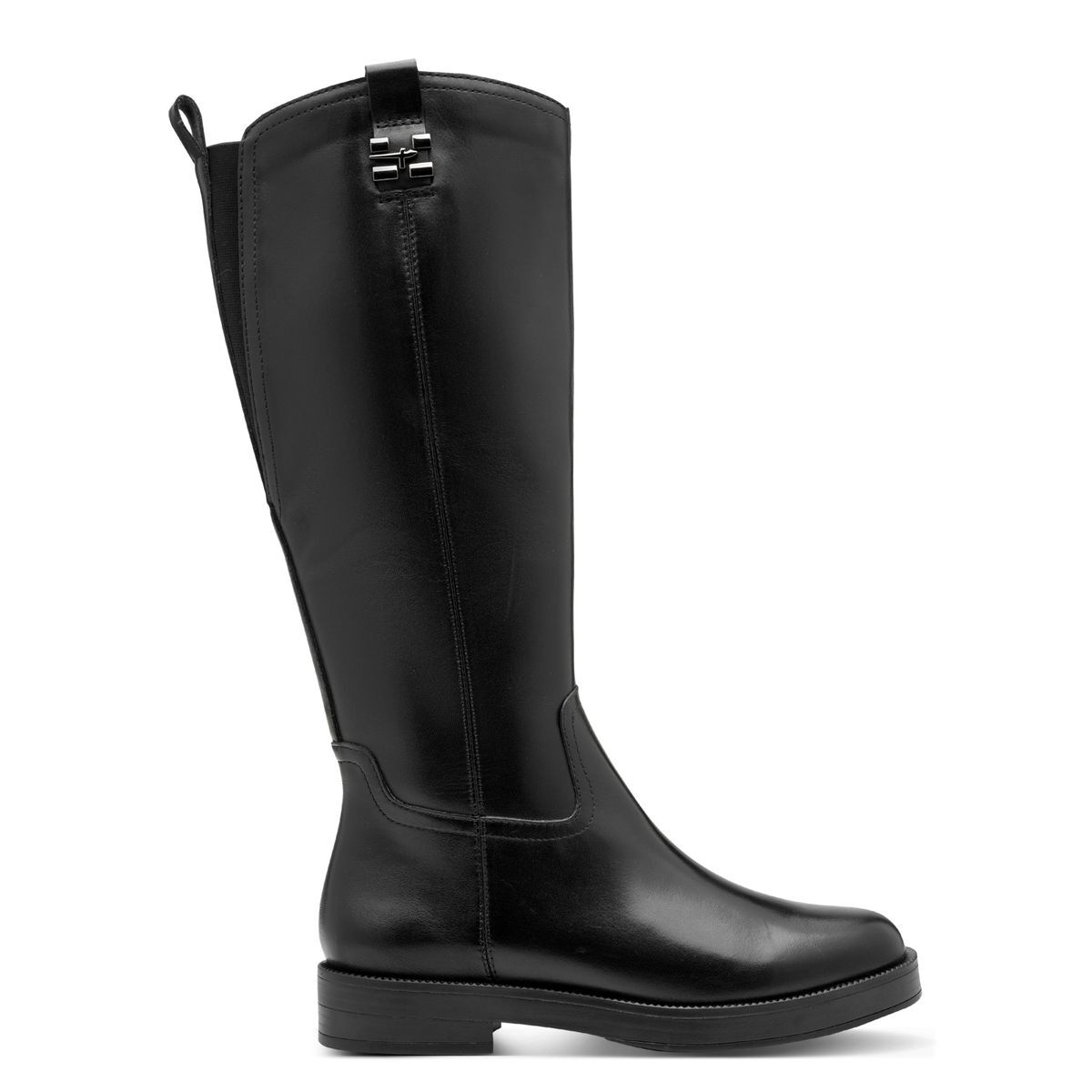 Bottes en cuir noir, TAMARIS
