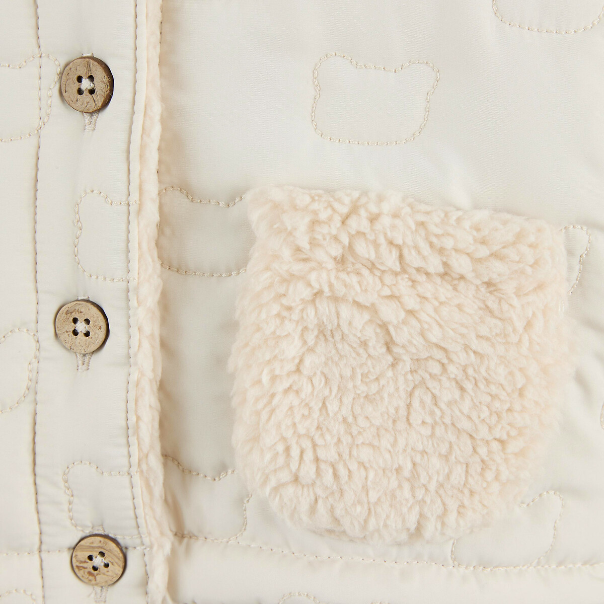 Manteau chaud à capuche, réversible multicolore, LA REDOUTE COLLECTIONS