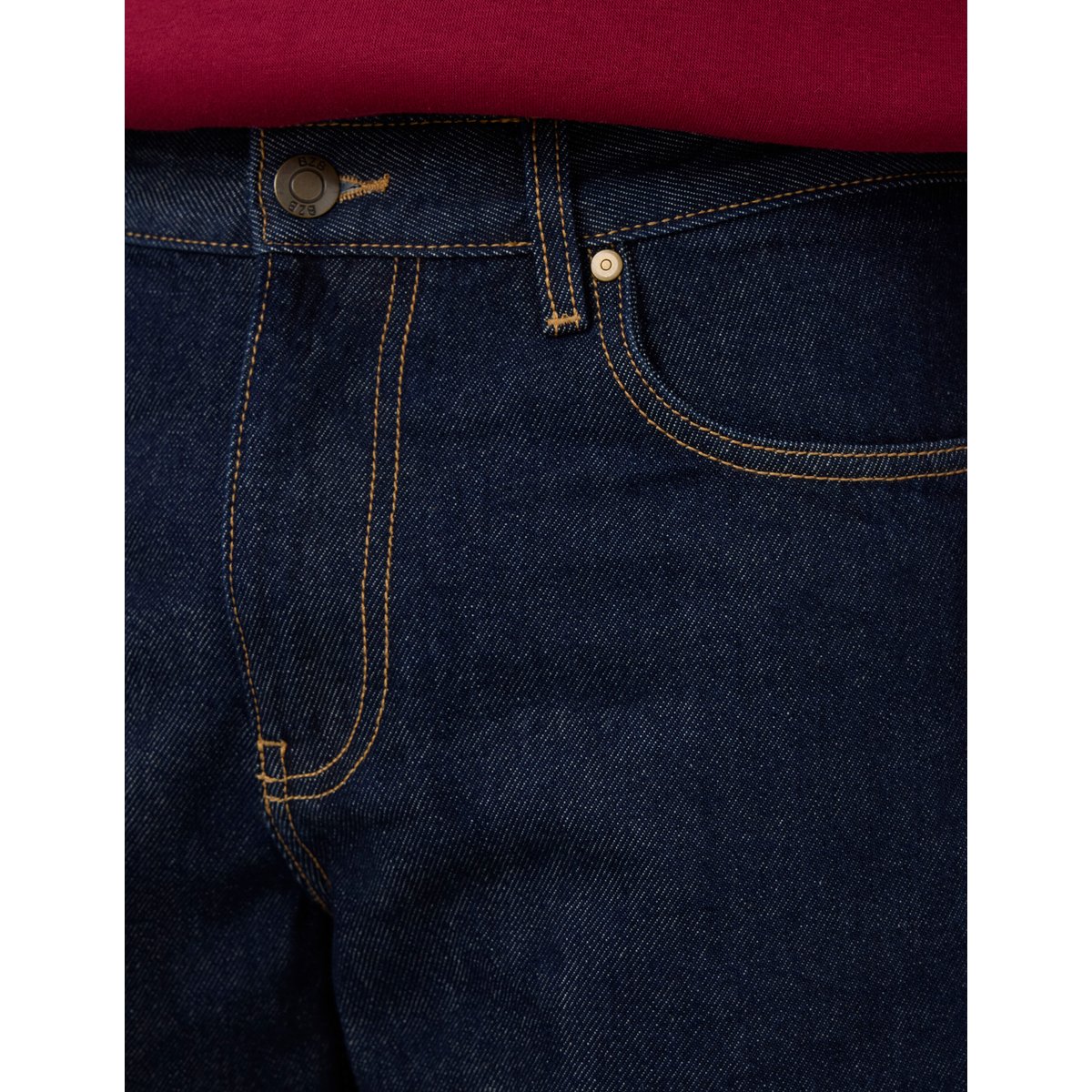 Jean 5 poches relaxed bleu moyen, BZB