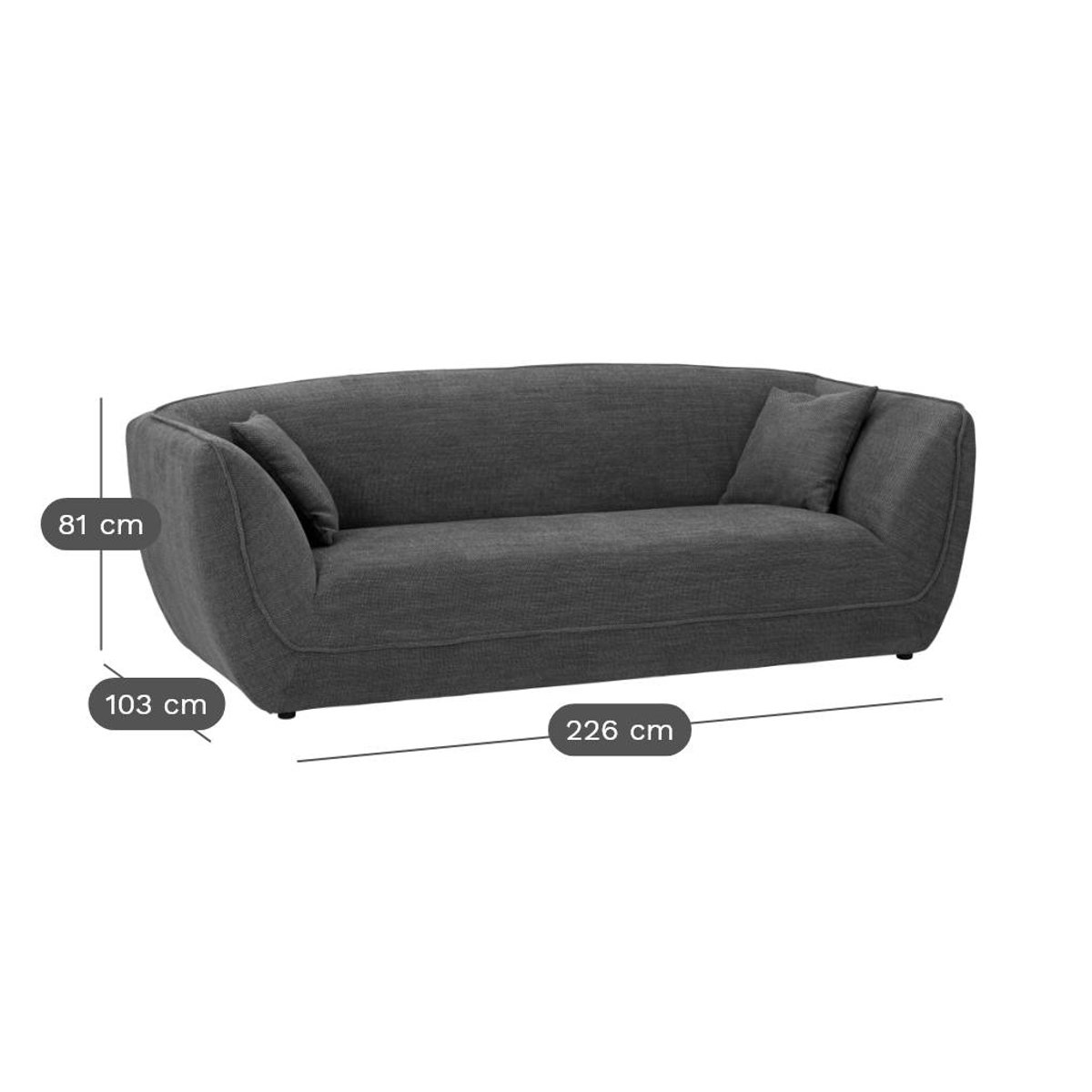 Canapé tissu - PHARA naturel, CAMIF