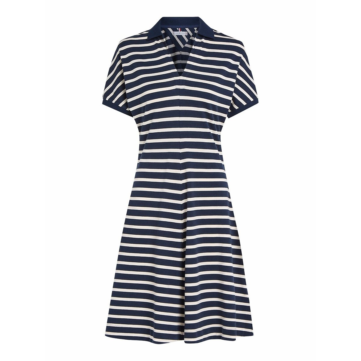 Striped Full Polo Dress navy/white, TOMMY HILFIGER