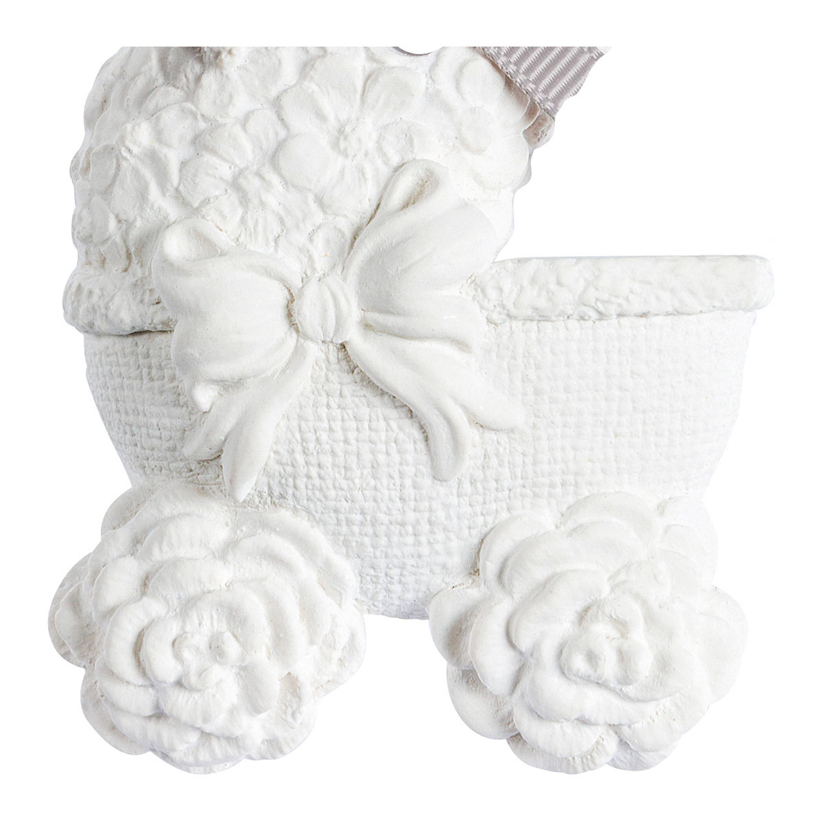 Décor parfumé Berceau Grand modèle - Nounours blanc, MATHILDE M