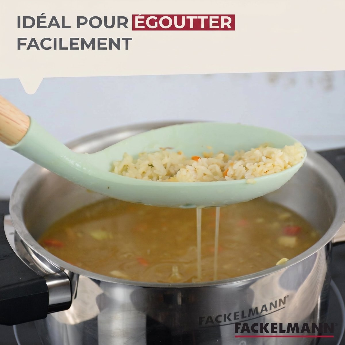 Ecumoire vert OCEAN brun,vert, FACKELMANN