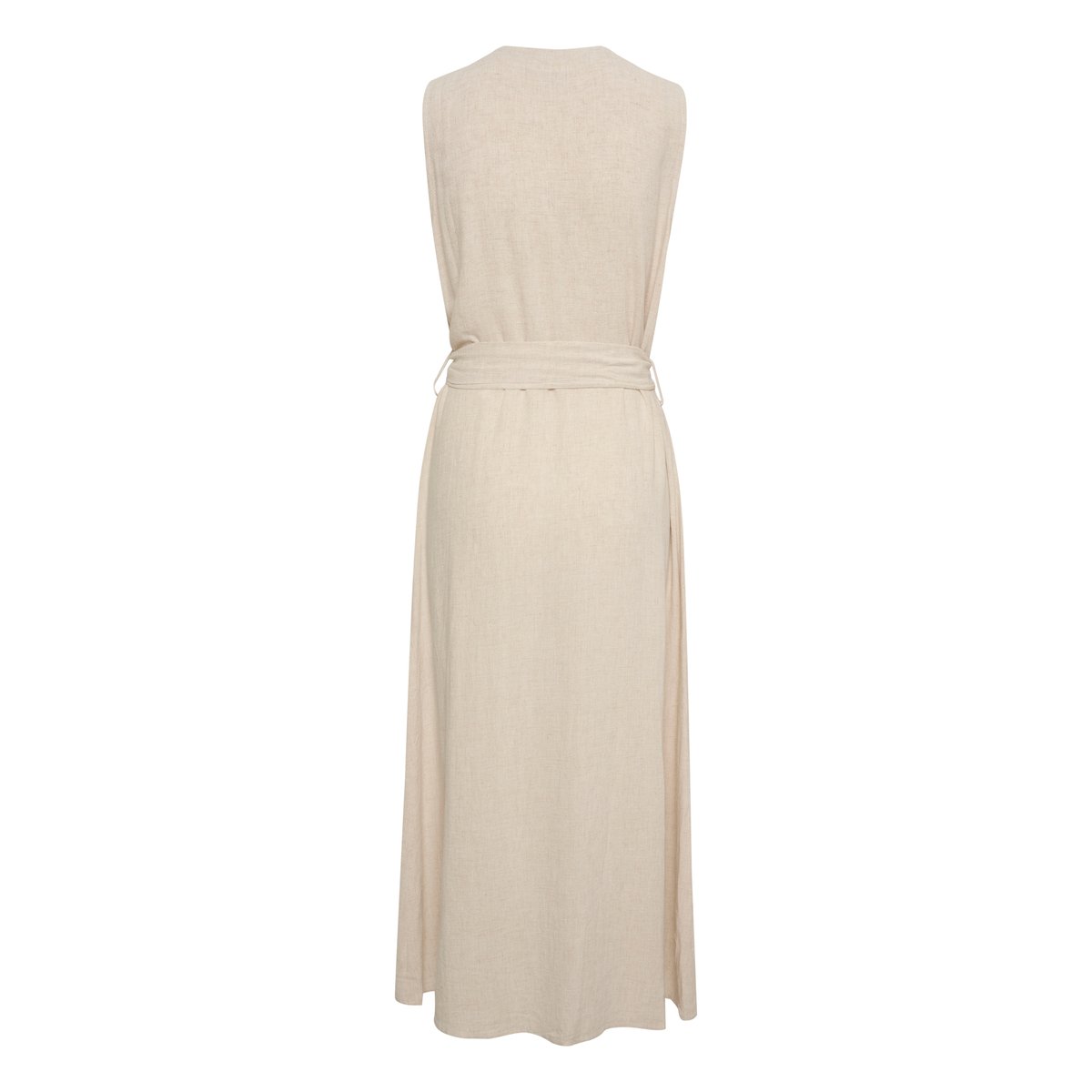 Robe beige light sand linen, KAFFE