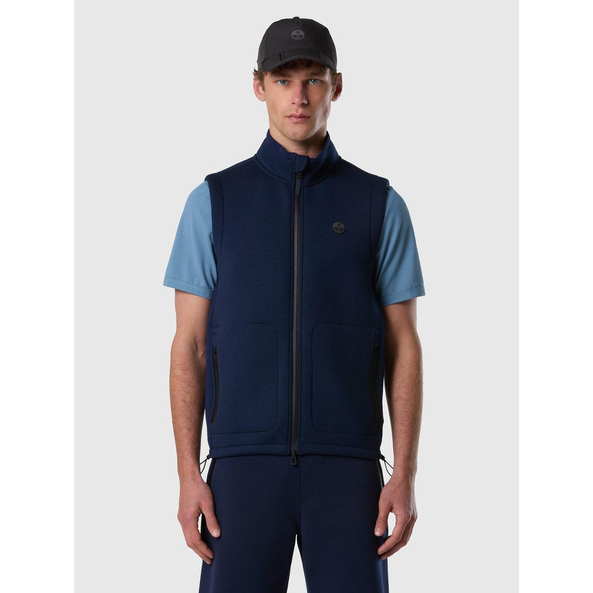 Gilet en polaire sous-marine bleu marine, NORTH SAILS