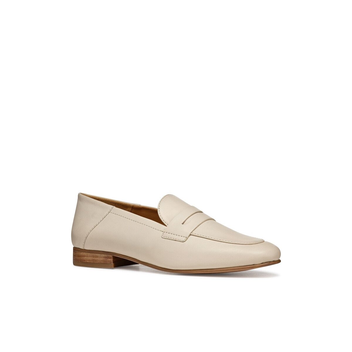 Loafers in leer Mantinea beige , GEOX