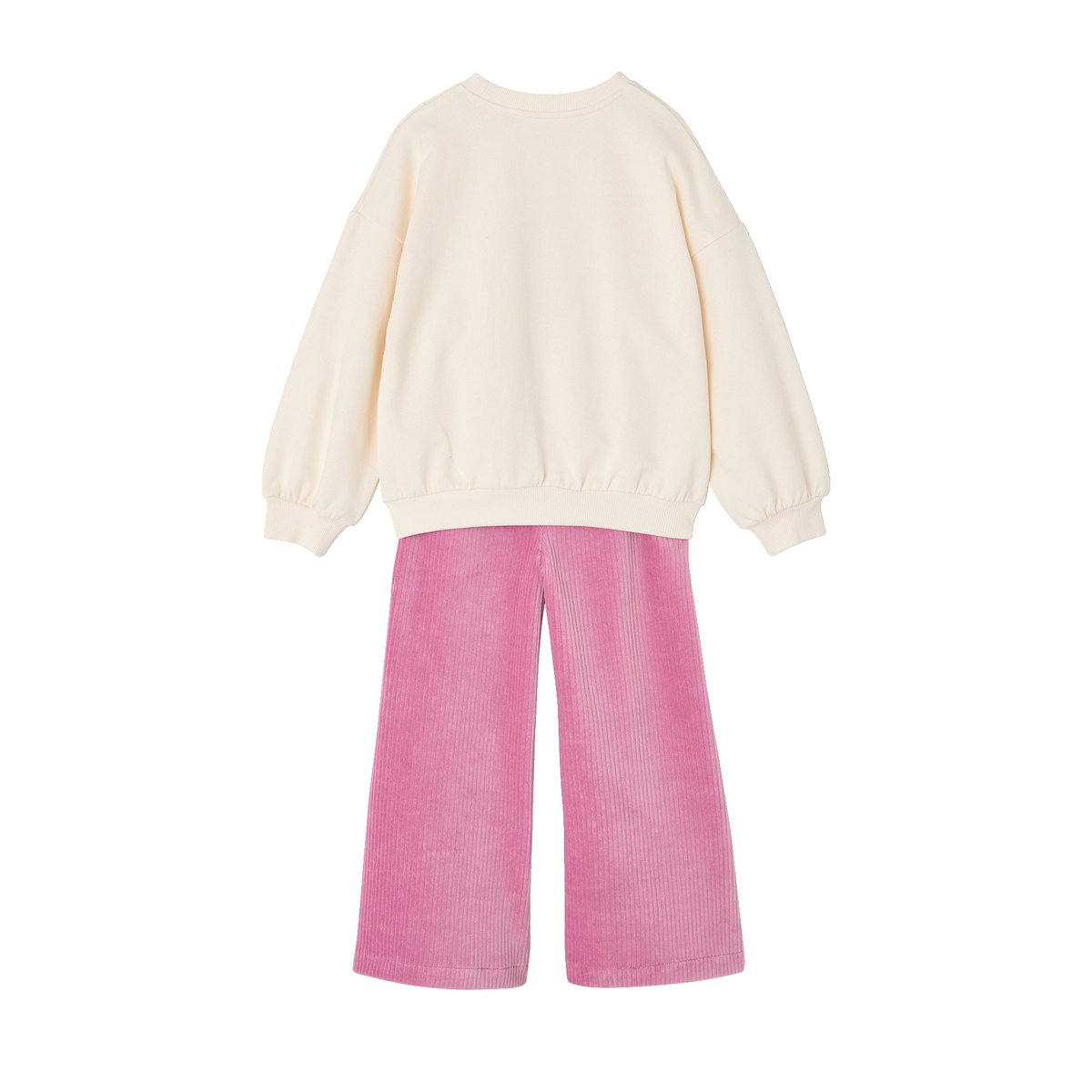 Ensemble sweat et pantalon écru, VERTBAUDET