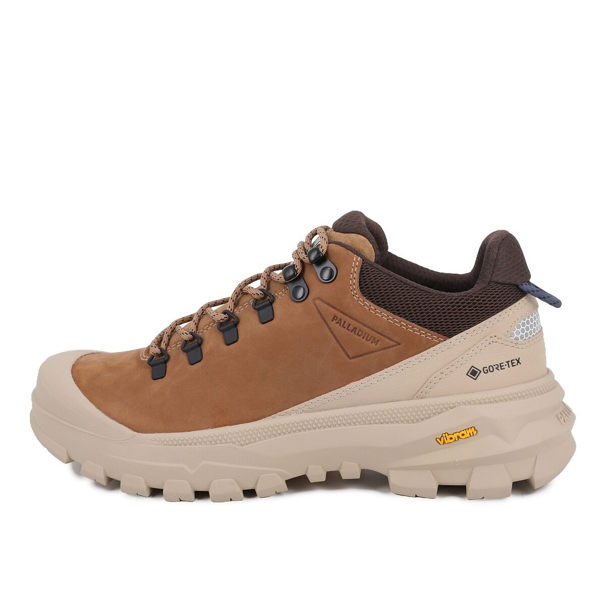 Baskets Pallarider Lo GTX semelle Vibram waterproof camel, PALLADIUM