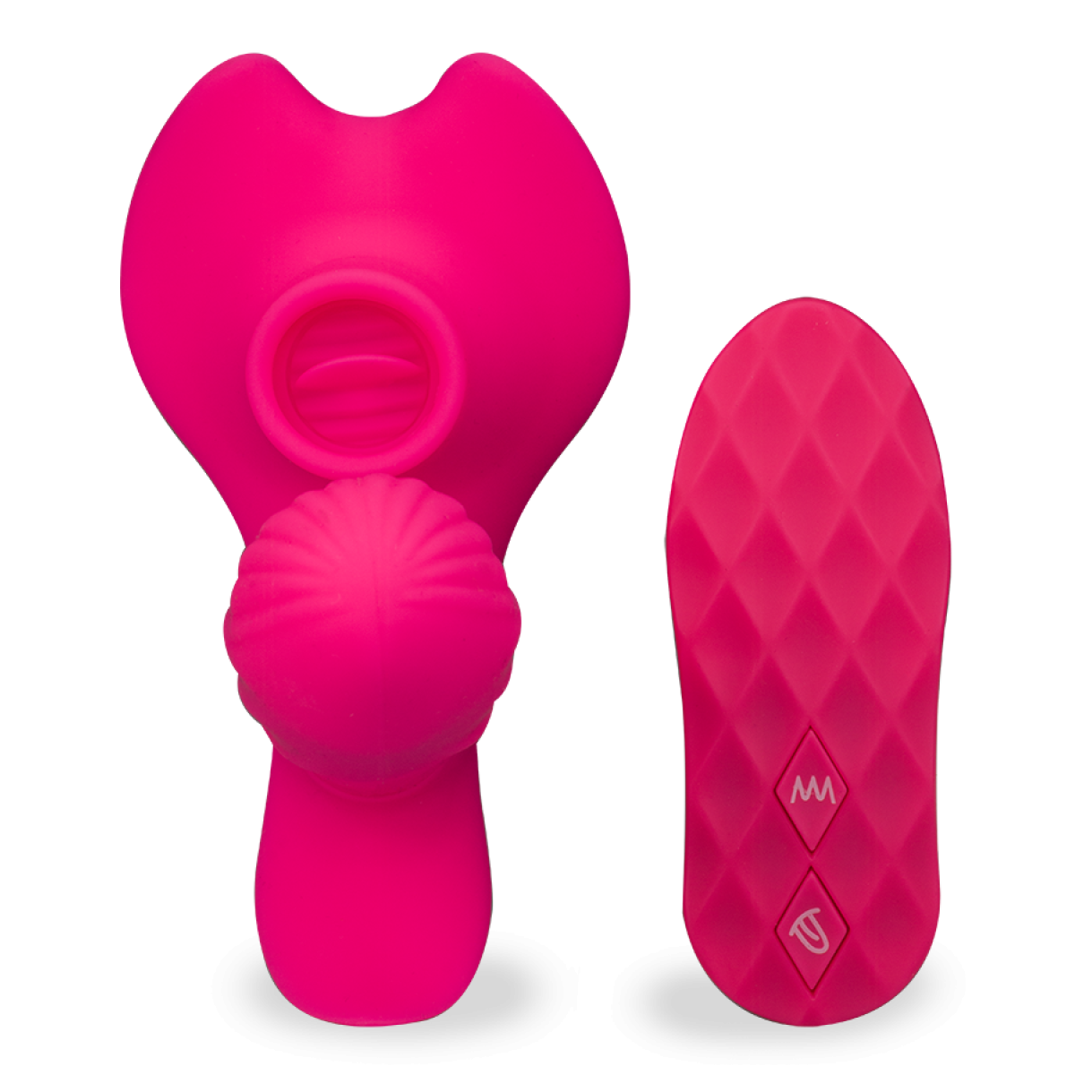 Vibromasseur spécial cunni et gode chauffant - Vibromasseur femme et couple rose, LOVE AND VIBES