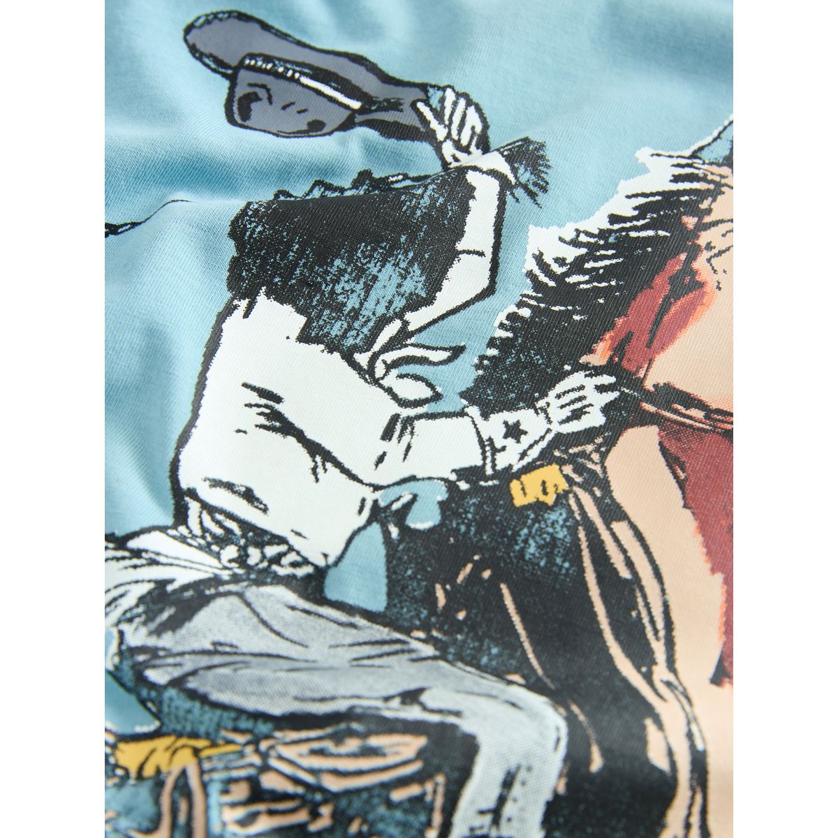 Pyjama à manches courtes en tissu terry bleu/gris, NEXT