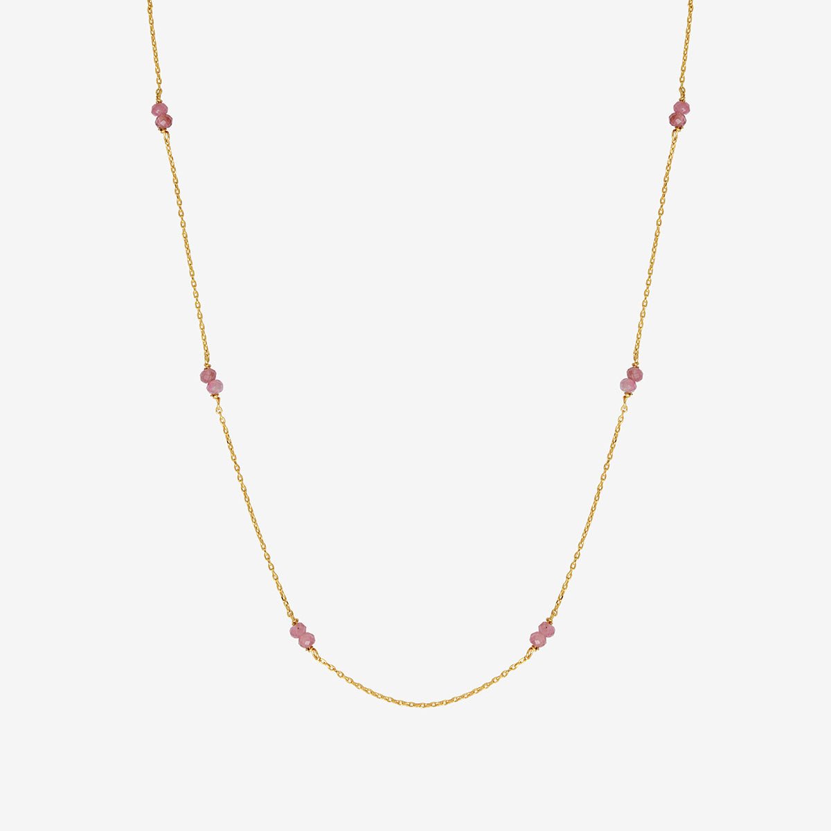 Collier venus tourmaline rose rose, CAROLINE NAJMAN