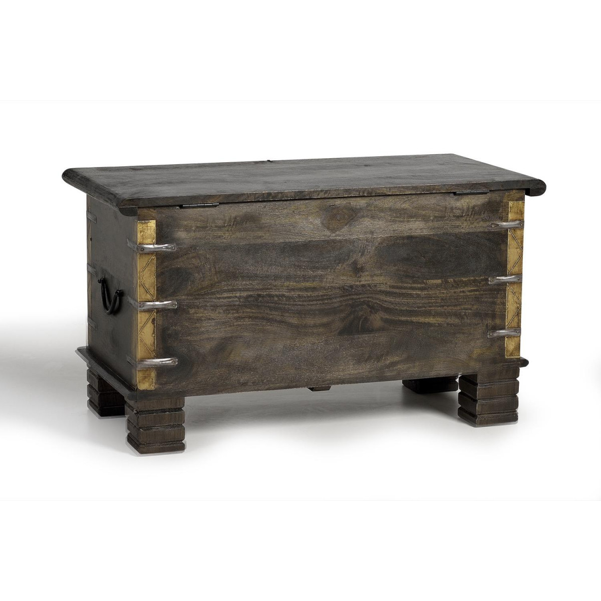 Coffre bronze marron, DECORATION D’AUTREFOIS