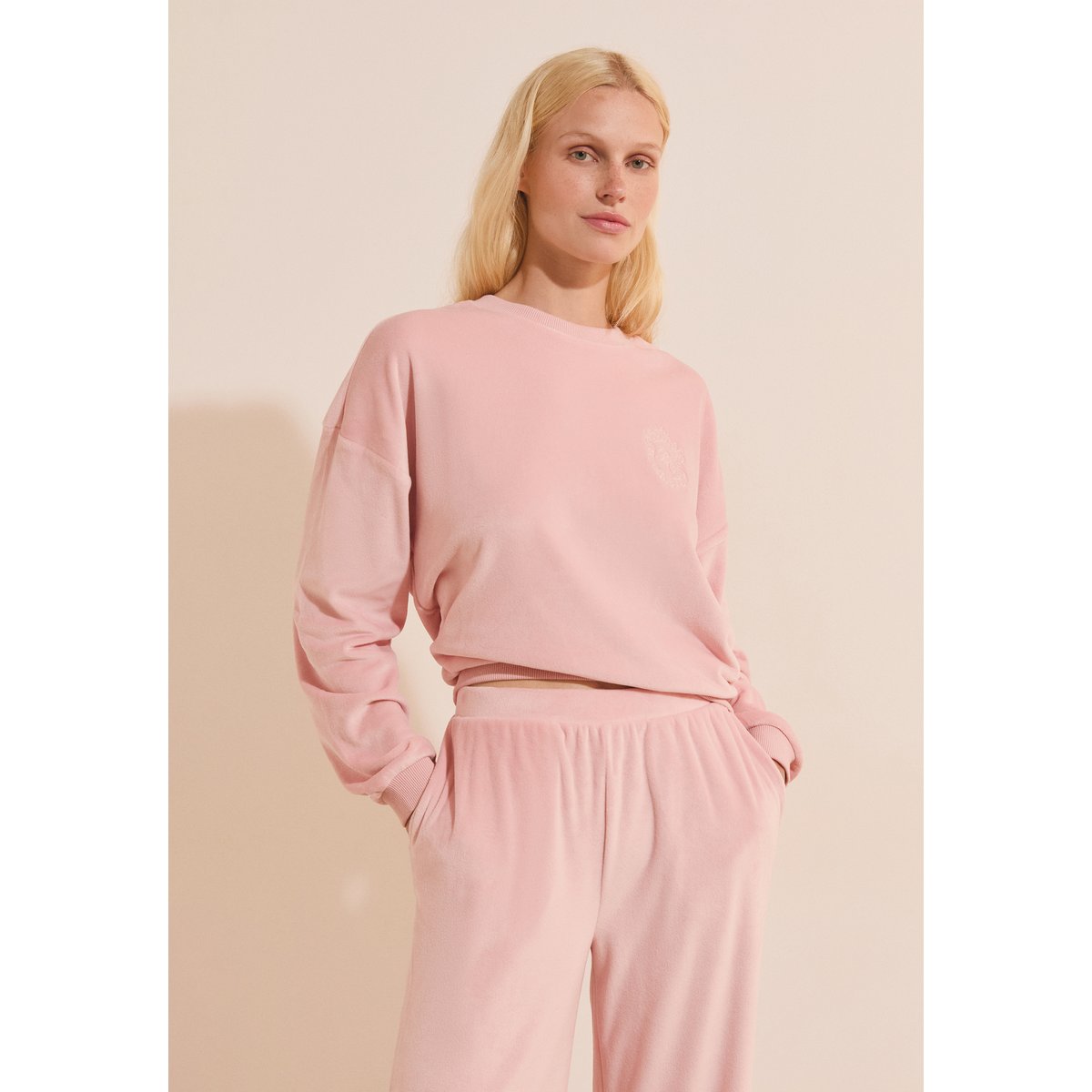ETAM 2 PIECES RIVKA - PYJ 2PCS rose, ETAM