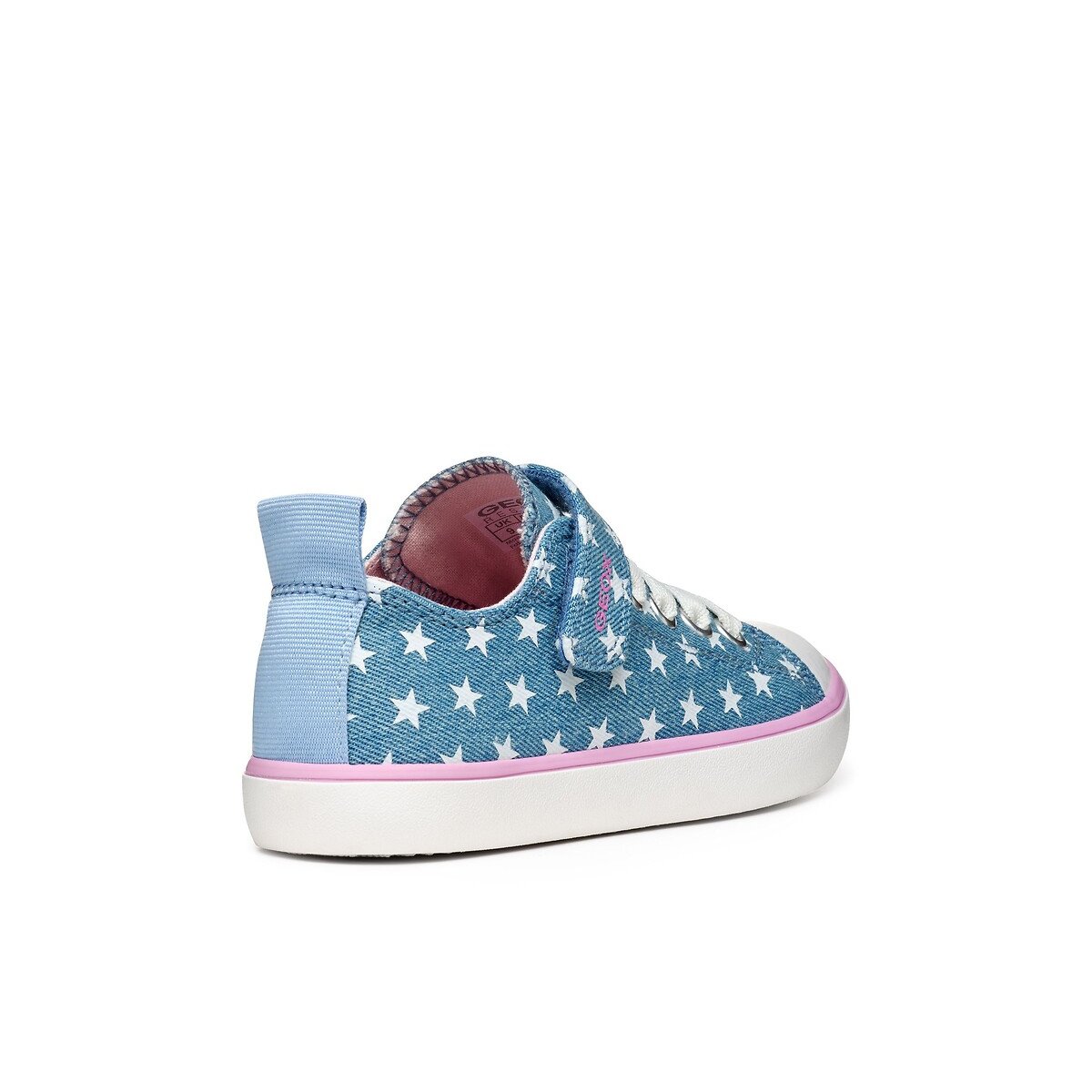 Kids Gisli Breathable Trainers denim blue , GEOX