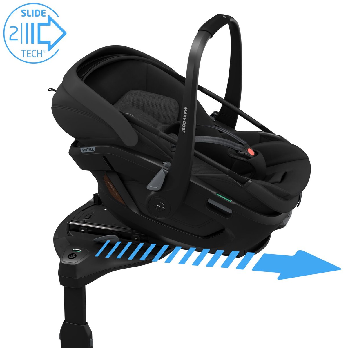 Siège auto bébé Coral Slide Pro black onyx, MAXI COSI