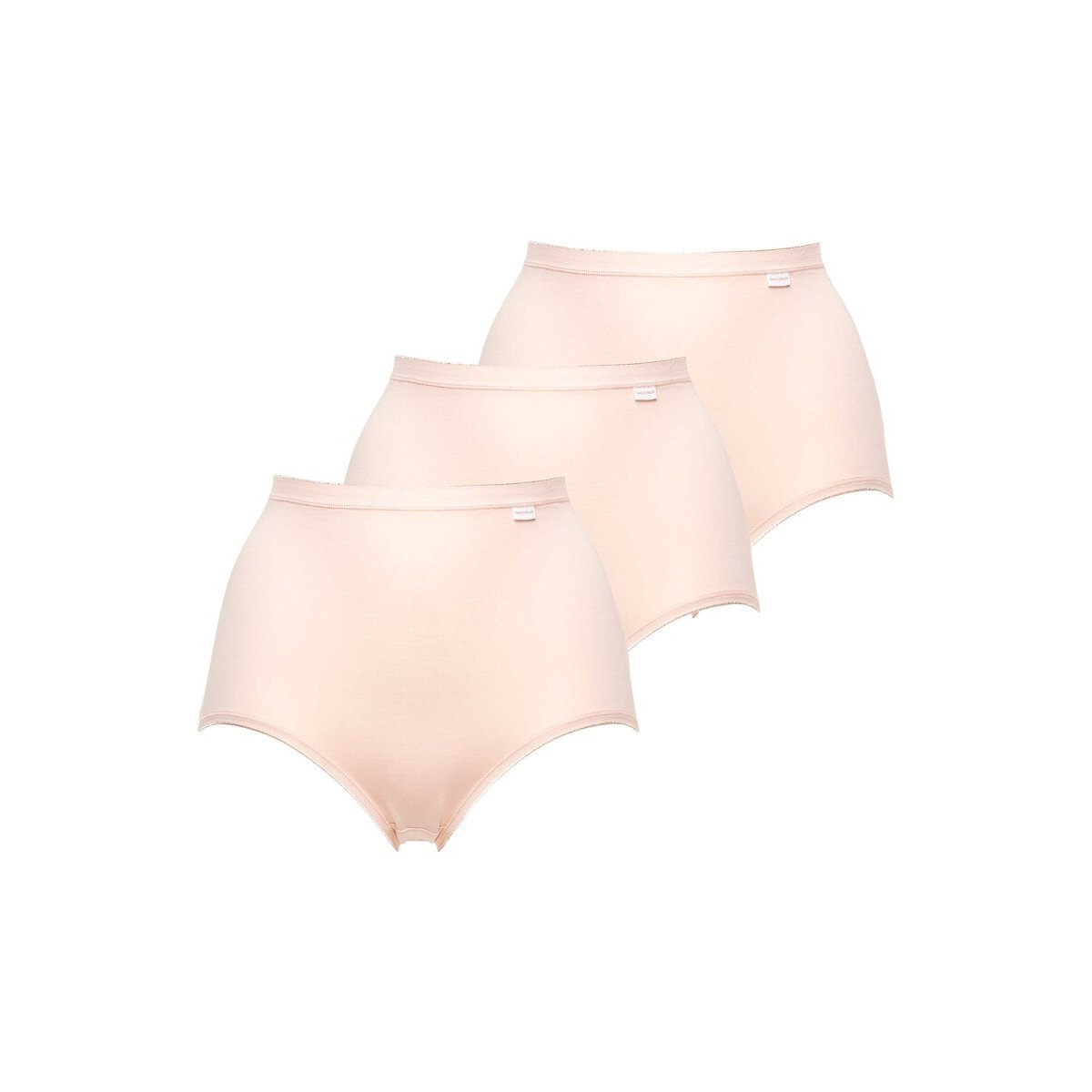 Confezione da 3 culotte alte Simplement Coton bio rosa, SANS COMPLEXE